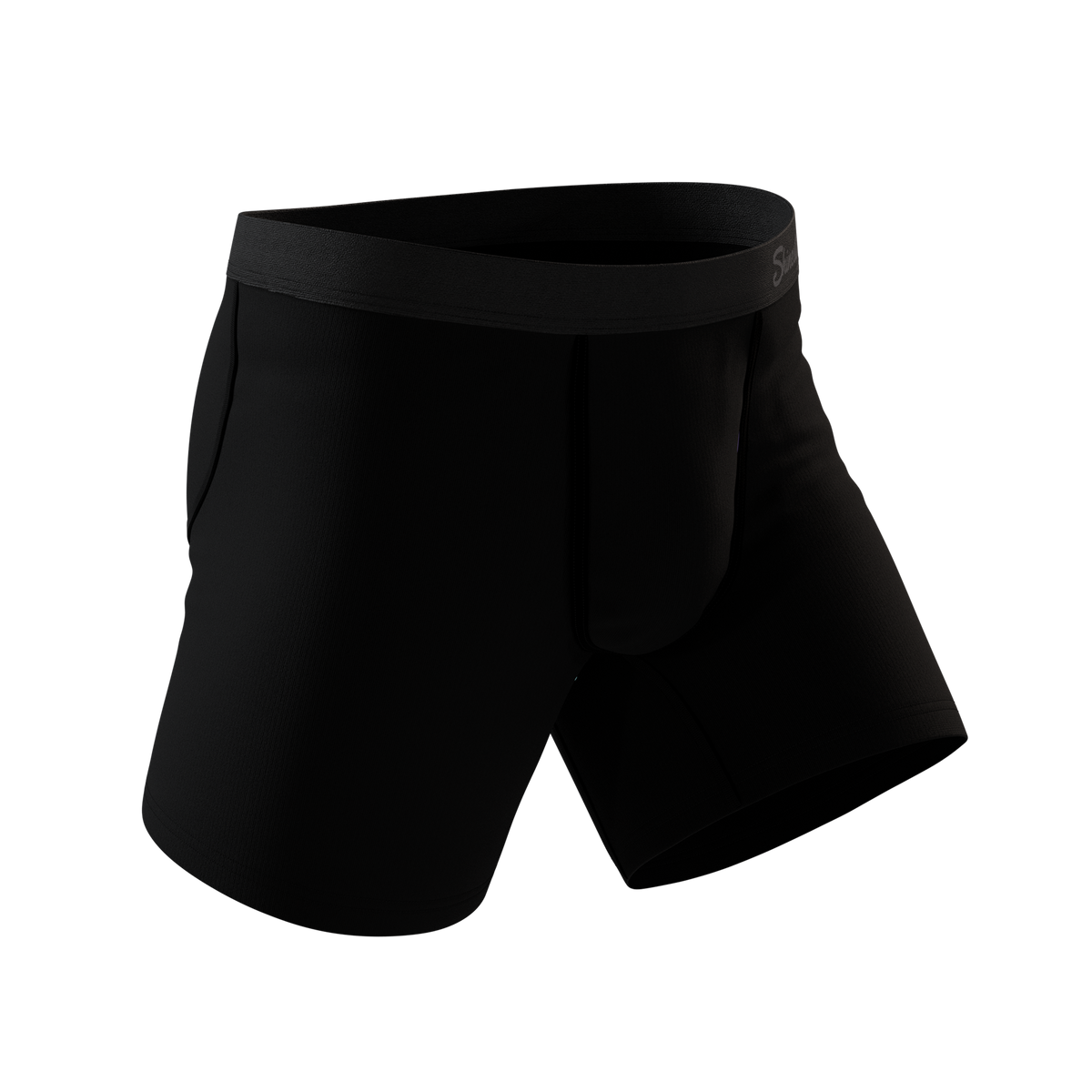 The Threat Level Midnight | Black XTREME Fart Proof Ball Hammock® Boxer - Shinesty