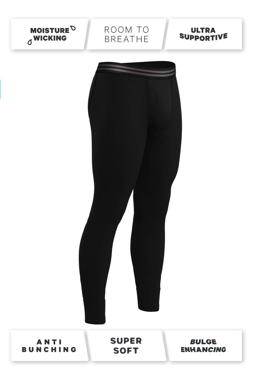 The Threat Level Midnight | Black Ball Hammock® Long Johns - Shinesty