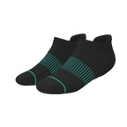 The Threat Level Midnight | Black Stay Weird Heel Hammock™ Ankle Socks - Shinesty