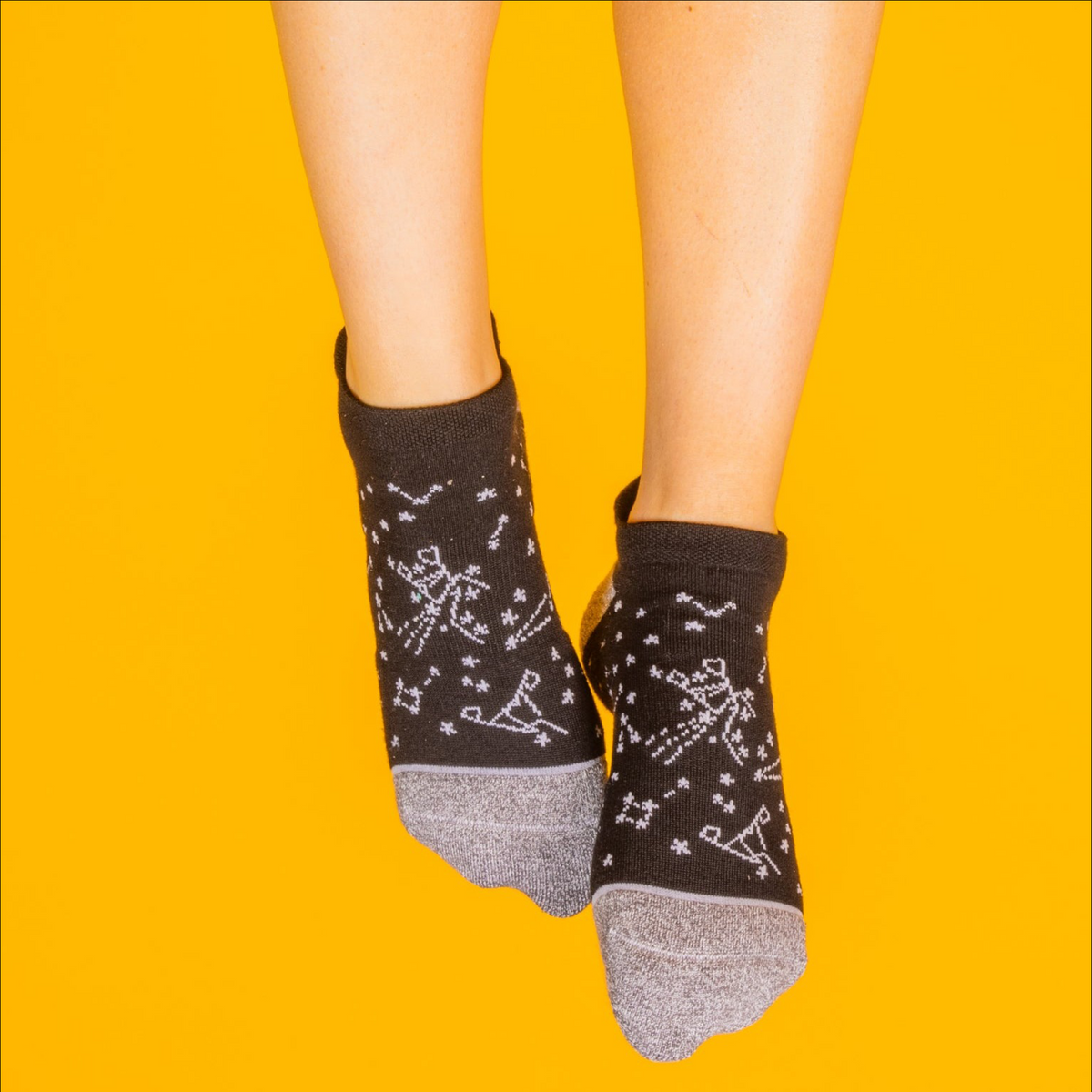 The Threat Level Midnight | Heel Hammock™ Ankle Socks 3 Pack - Shinesty