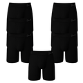 The Threat Level Midnight | Long Leg Black Ball Hammock® Pouch Underwear With Fly 7 Pack - Shinesty