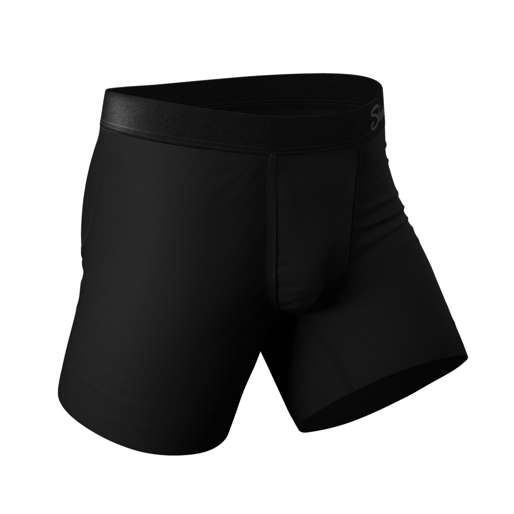 The Zero Shades of Grey | Black Ball Hammock® Pouch Underwear 3 Pack - Shinesty