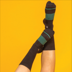 The Threat Level Midnight | Heel Hammock™ Crew Socks 3 Pack - Shinesty