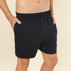 The Threat Level Midnight | Black SleepDeep™ Men’s Pajama Shorts - Shinesty