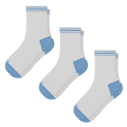 The Tickler | Heel Hammock™ Quarter Crew Socks 3 Pack - Shinesty