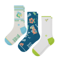 The Toes in the Sand | Heel Hammock™ Crew Socks 3 Pack - Shinesty