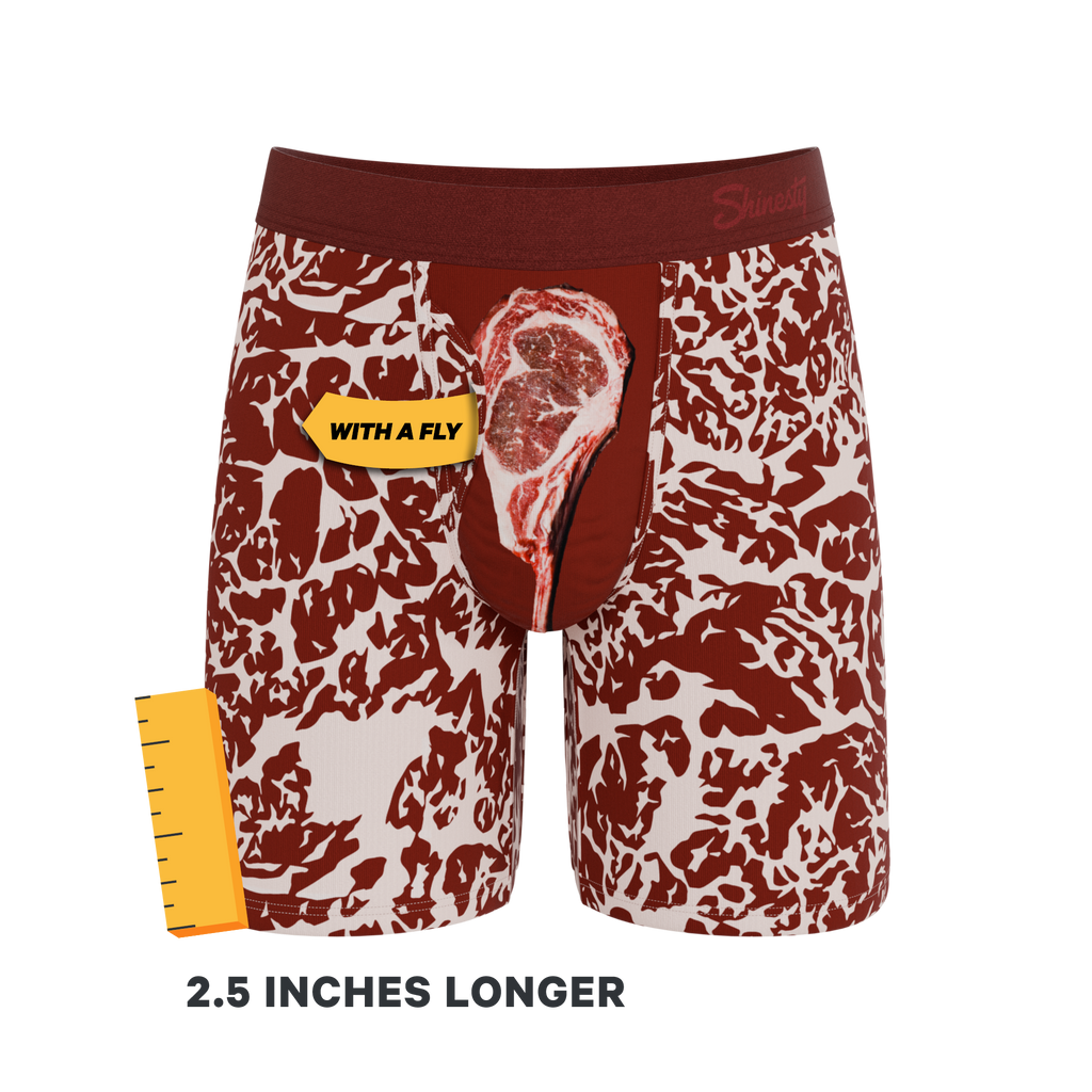 The Tomahawk | Marbled Meat Ball Hammock® Boxer - Long Leg - Shinesty