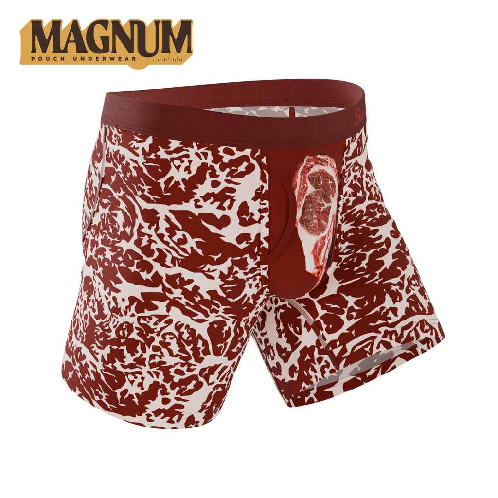 The Tomahawk | Marbled Meat Ball Hammock® Magnum Big Pouch Underwear - Shinesty