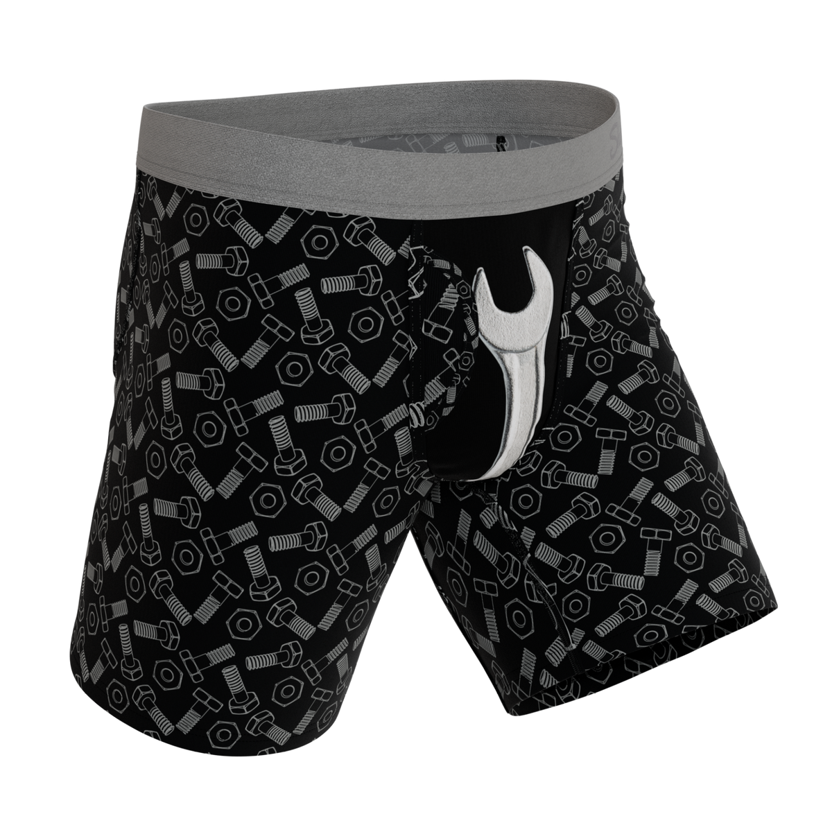 The Torque It | Wrench Ball Hammock® Boxer - Long Leg - Shinesty