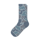 The Trail Runner | Tonal Grey Camoflauge Heel Hammock™ Crew Socks - Shinesty