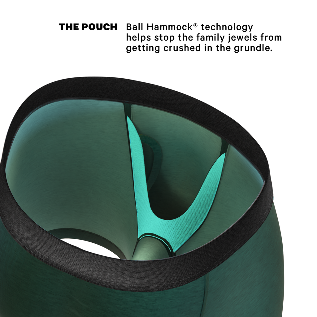 The Tree Falls | Forest Green Ball Hammock® Pouch Underwear With Fly - Shinesty