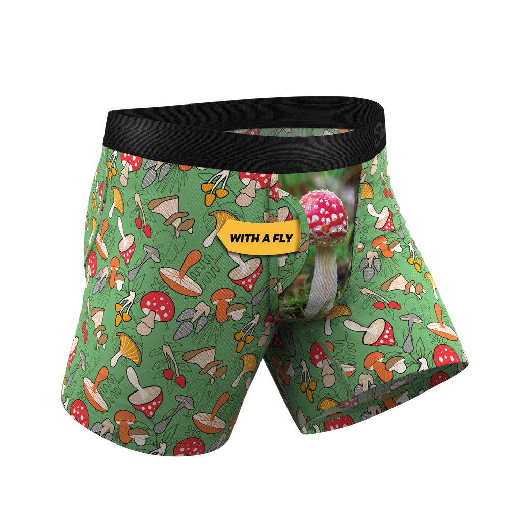 The Trip Advisor | Mushroom Ball Hammock® Pouch Underwear With Fly - Shinesty
