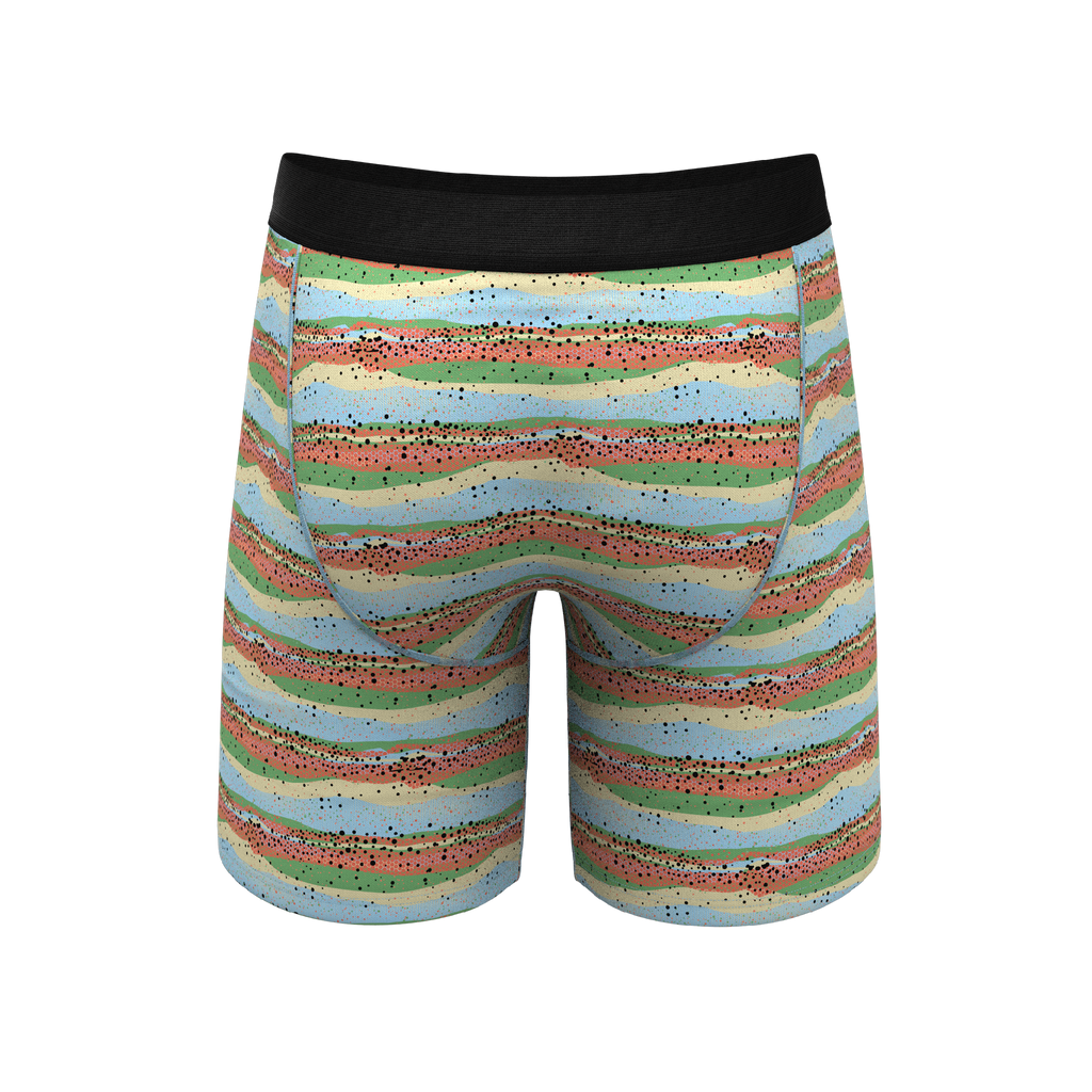 The Trout Of The Blue | Trout Skin Ball Hammock® Boxer - Long Leg - Shinesty