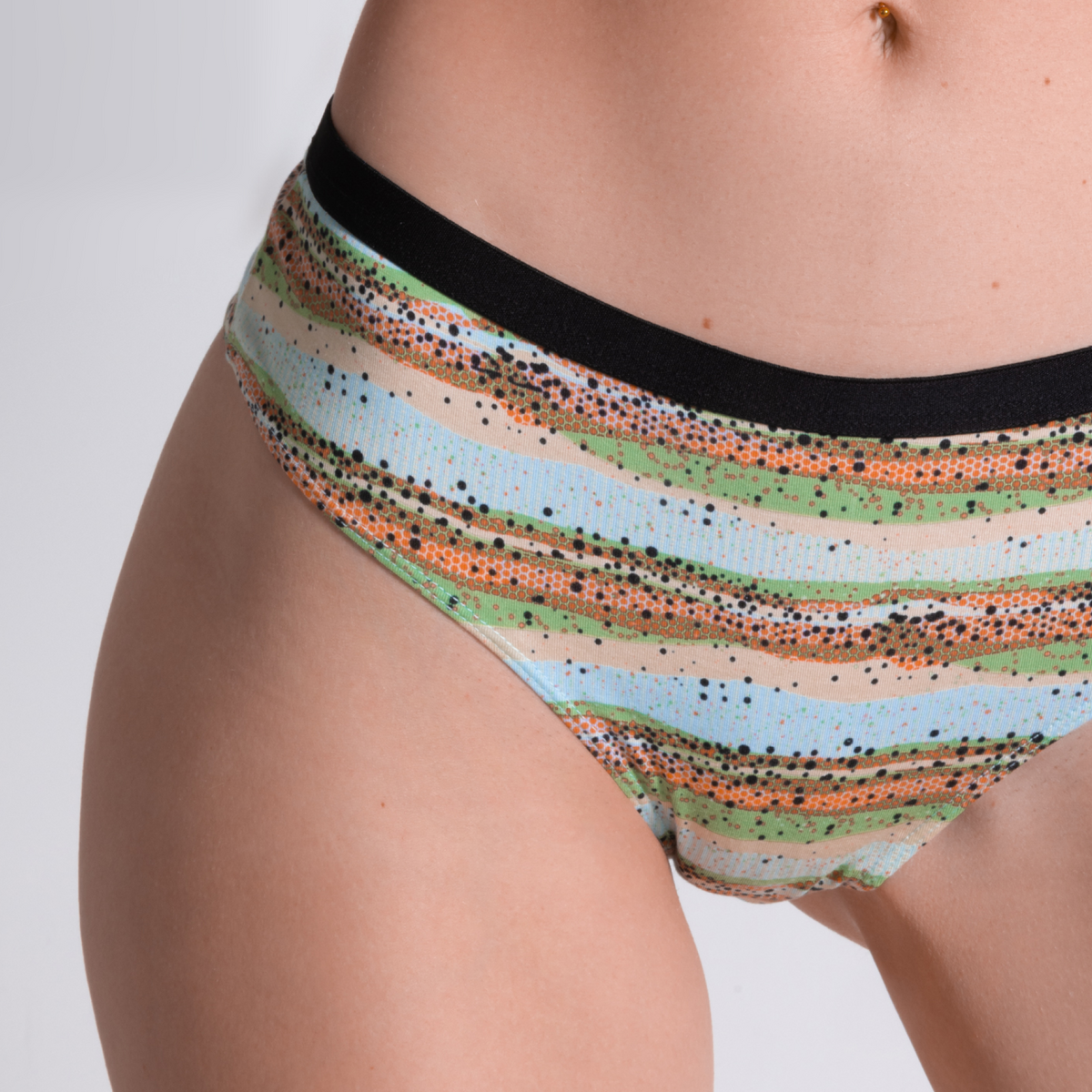 The Trout Of The Blue | Trout Skin Cheeky Underwear - Shinesty