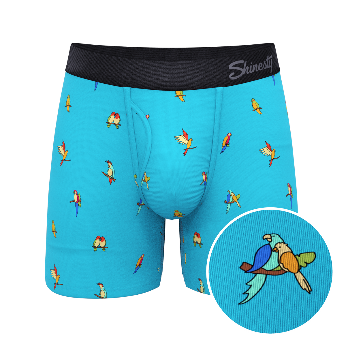 The Tweet Yourself | Parrot Ball Hammock® Pouch Underwear With Fly - Shinesty