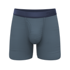 The Wake In The Lake | Tonal Teal Ball Hammock® Pouch Underwear With Fly - Shinesty
