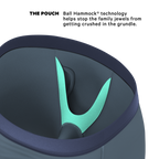 The Wake In The Lake | Tonal Teal Ball Hammock® Boxer - Long Leg - Shinesty