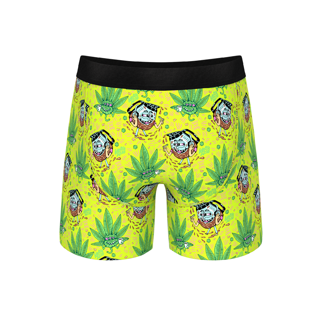 The Wake & Bake | Shinesty x Killer Acid Ball Hammock® Pouch Underwear With Fly - Shinesty