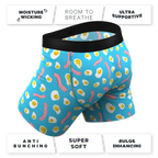 The Wakey Wakey | Eggs and Bacon Ball Hammock® Pouch Underwear With Fly - Shinesty