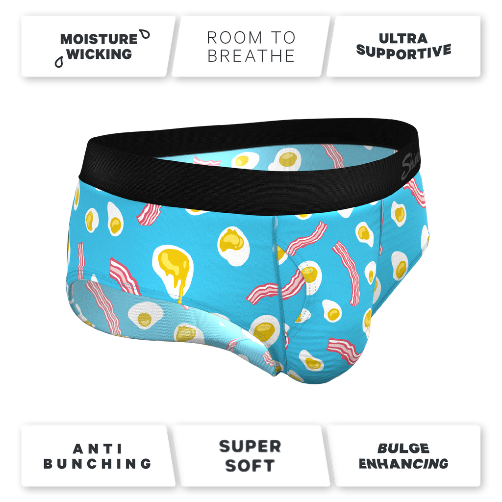 The Wakey Wakey | Eggs and Bacon Ball Hammock® Pouch Underwear Briefs - Shinesty