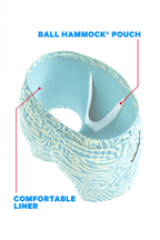 The Water Park | Neon Abstract Line Ball Hammock® Pouch 5" Swim Trunks - Shinesty