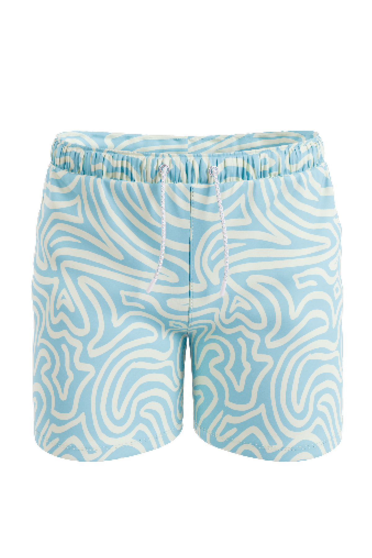 The Water Park | Neon Abstract Line Ball Hammock® Pouch 5" Swim Trunks - Shinesty