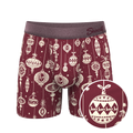 The Well Hung | Naughty Ornament Ball Hammock® Pouch Underwear With Fly - Shinesty