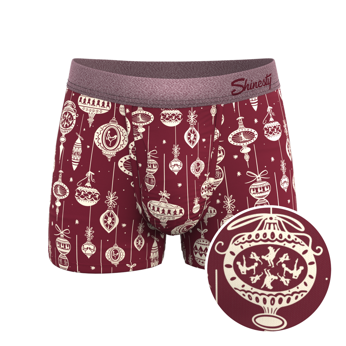 The Well Hung | Naughty Ornament Ball Hammock® Pouch Trunks Underwear - Shinesty