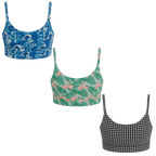 The Wet & Wild | Boob Hammock™ Scoop Bralette 3 Pack - Shinesty