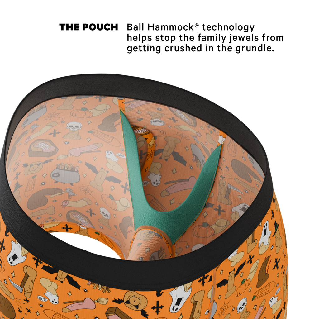 The Wicked Willy | Graphic Trick or Treat Ball Hammock® Pouch Underwear With Fly - Shinesty