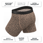 The Wild Cat | Leopard Print Ball Hammock® Pouch Underwear With Fly - Shinesty