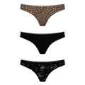 The Ultra Cores | MicroModal Thong 3 Pack - Shinesty