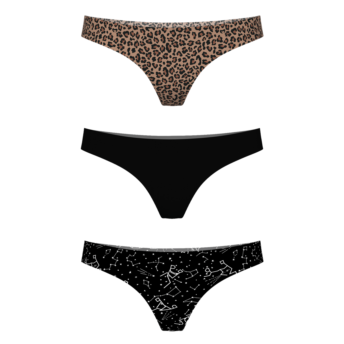 The Ultra Cores | MicroModal Thong 3 Pack - Shinesty