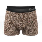 The Wild Cat | Leopard Print Ball Hammock® Pouch Trunks Underwear - Shinesty