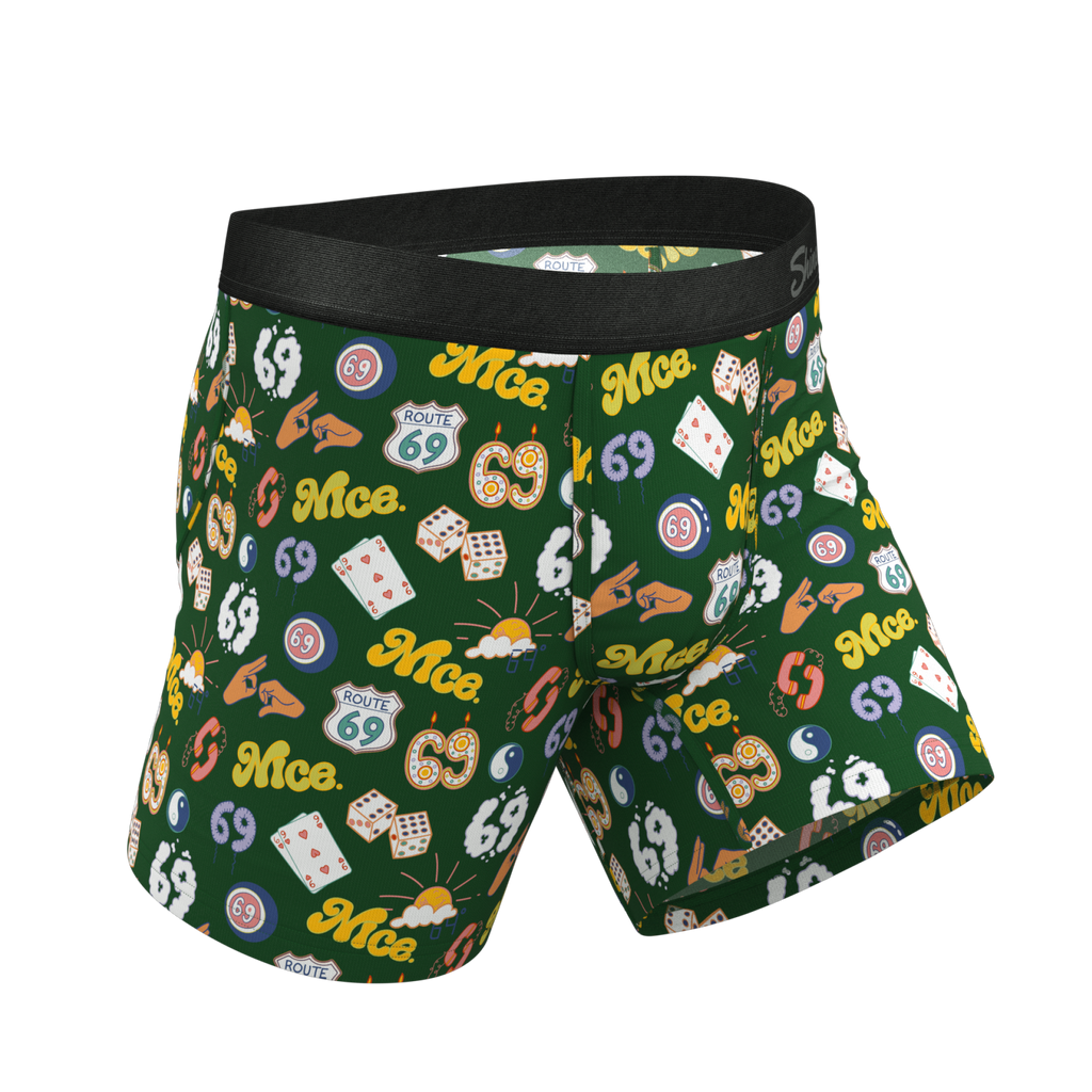 The Wine Dine & 69 | Route 69 Ball Hammock® Pouch Underwear - Shinesty