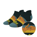 The Wine Dine & 69 | Route 69 Heel Hammock™ Ankle Socks - Shinesty