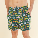 The Wine Dine & 69 | Route 69 Men’s Pajama Shorts - Shinesty