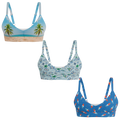 The Women Summer Essentials | Boob Hammock™ Plunge Bralette 3 Pack - Shinesty