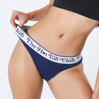 The Jet Set | Hot Tub Club Navy Cheeky Underwear with Waistband - Shinesty