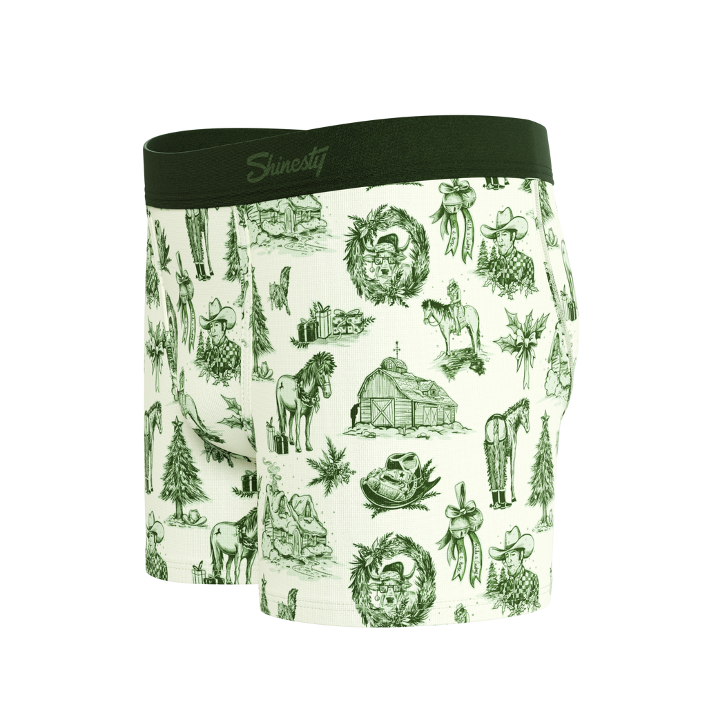 The Western Wonderland | Western Toile Youth Boxer Briefs - Shinesty