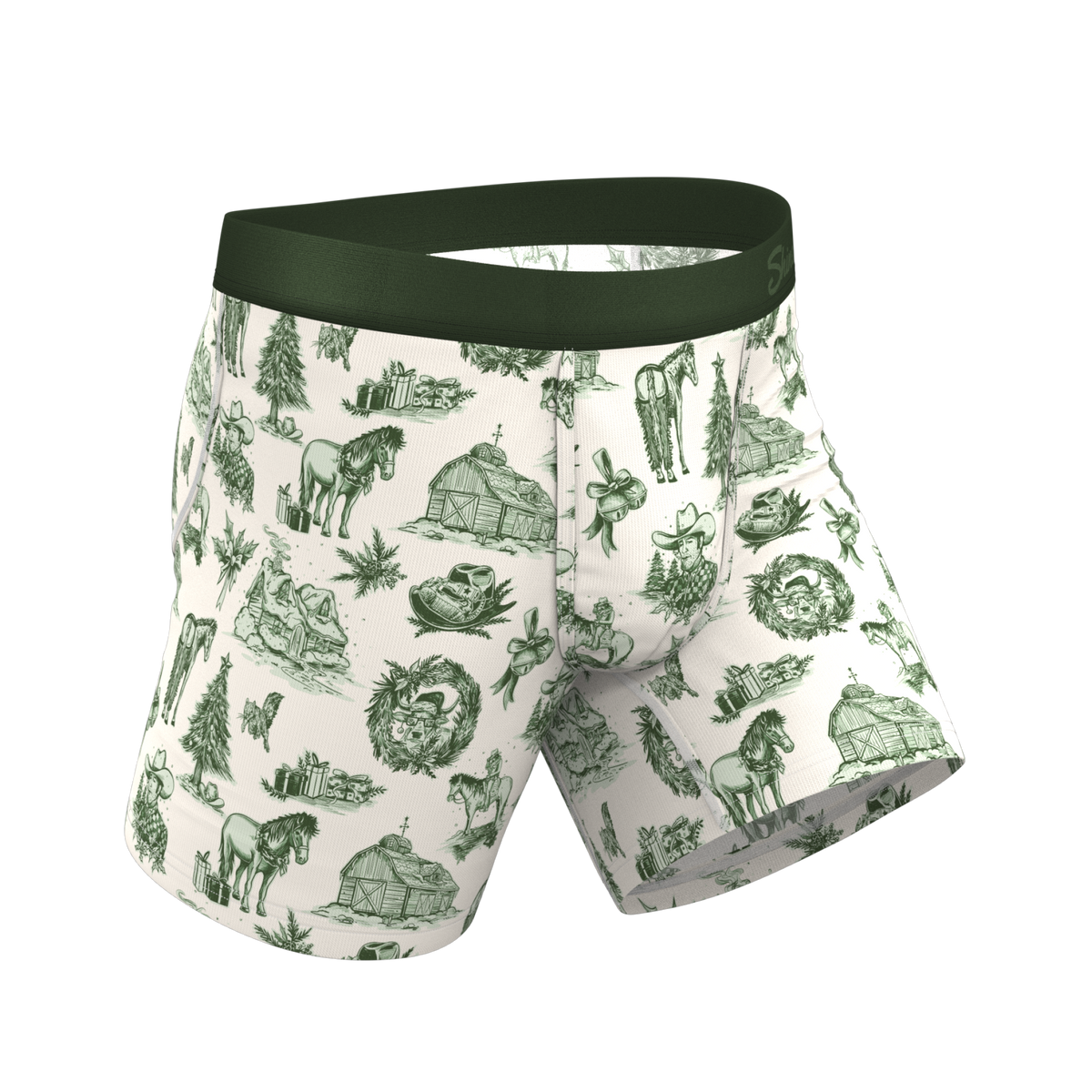The Western Wonderland | Western Toile Ball Hammock® Pouch Underwear - Shinesty