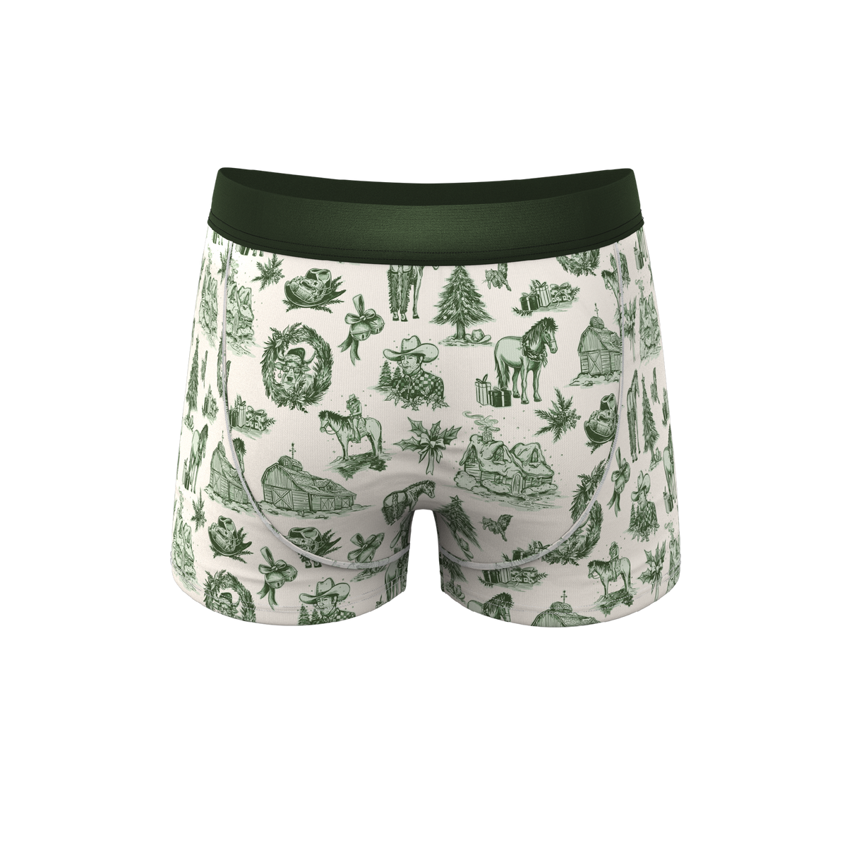 The Western Wonderland | Western Toile Ball Hammock® Pouch Trunks Underwear - Shinesty