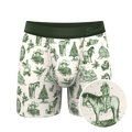 The Western Wonderland | Western Toile Ball Hammock® Pouch Underwear With Fly - Shinesty