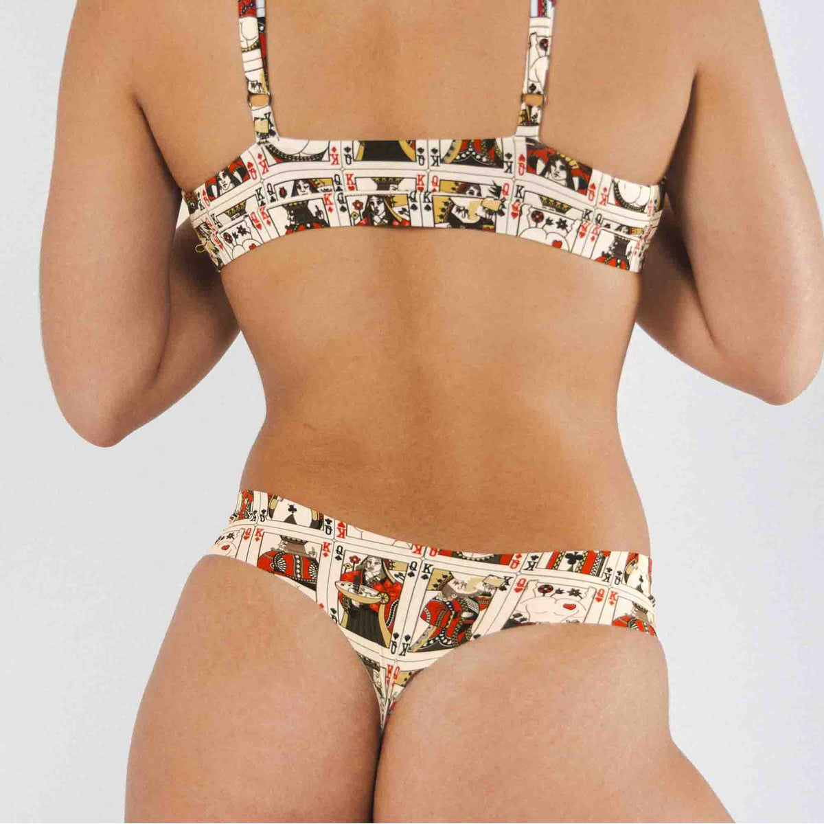 The Bottomless Blackjack | Vintage Playing Cards Seamless Thong - Shinesty