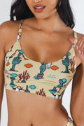 The Mirage | Western Cactus Boob Hammock™ Scoop Bralette - Shinesty