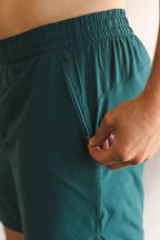 The Green Way | Green Deck Stripe Ball Hammock® 5 Inch Athletic Shorts - Shinesty