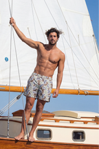 The Blender | Grey Duck Camo Ball Hammock® Pouch 5" Swim Trunks - Shinesty
