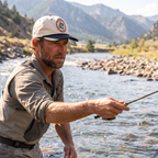 The Rowdy Angler | Fish Cowboy 5 Panel Canvas Hat - Shinesty