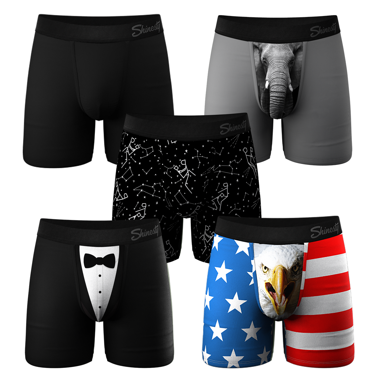 The Ultra Cores Mix | Ball Hammock® Boxer Brief 5 Pack - Shinesty