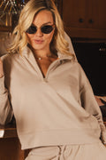 The Beaches | Sand Sexy Terry™ Women’s Half Zip - Shinesty